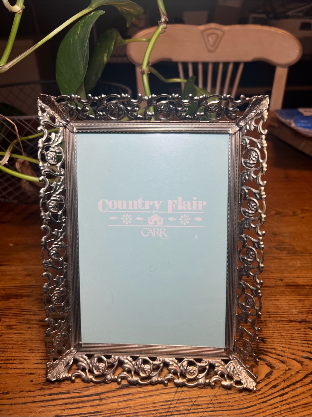 Silver Ornate Picture Frame - Silver 5x7